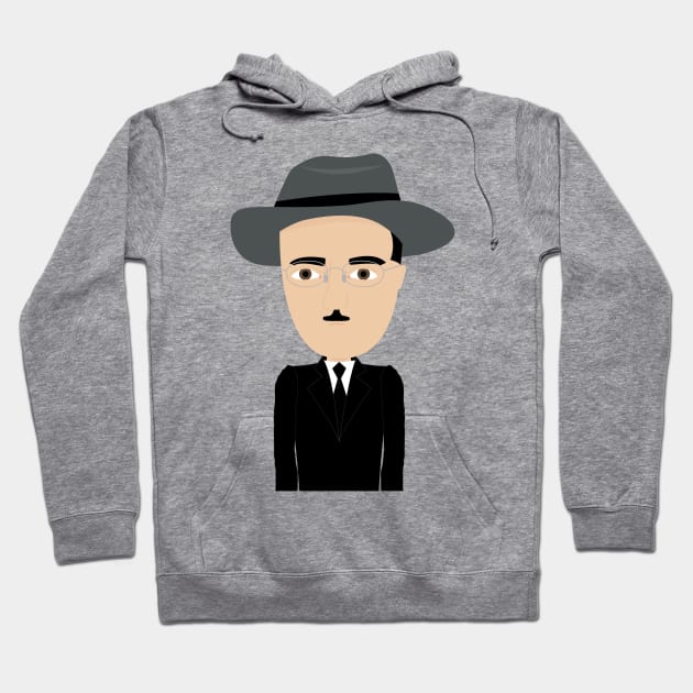 Fernando Pessoa Hoodie by Creotumundo